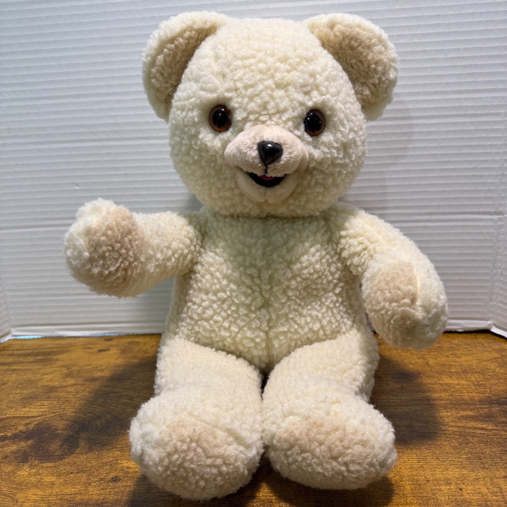 Vtg 1986 Snuggle Bear Plush Lever Brothers Teddy 16"‎ Plushie Nostalgiac TV Ad